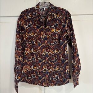 Cinch Women’s Paisley Long Sleeve Shirt size medium